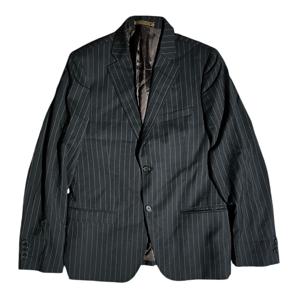 Gazzarrini Wool Blend Pinstriped Blazer Jacket